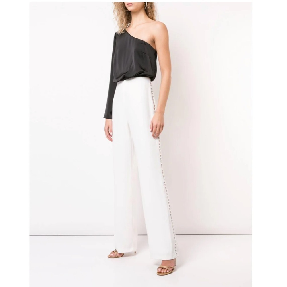 Elegant Black and White Jumpsuit